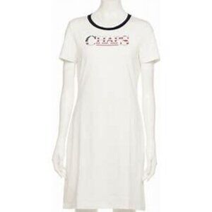Chaps Short Sleeve Logo T shirt Dress Sz S
